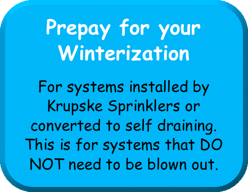 Prepay for your winterization